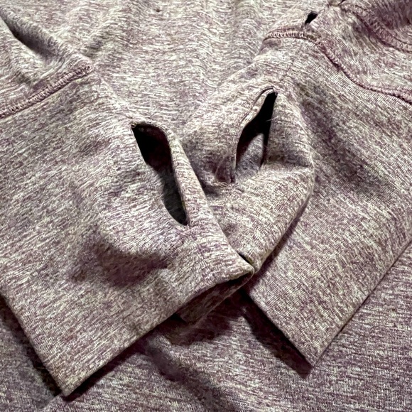 Market & Spruce Active Lola Cowl Neck Pullover Purple Size Medium - Picture 4 of 7